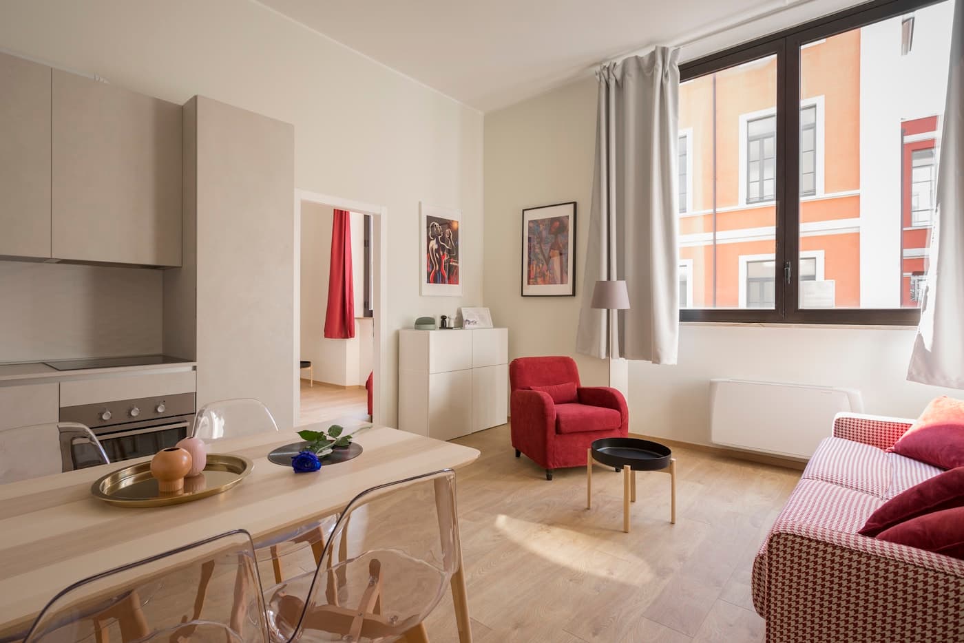 Apartment living space — illustrative stock