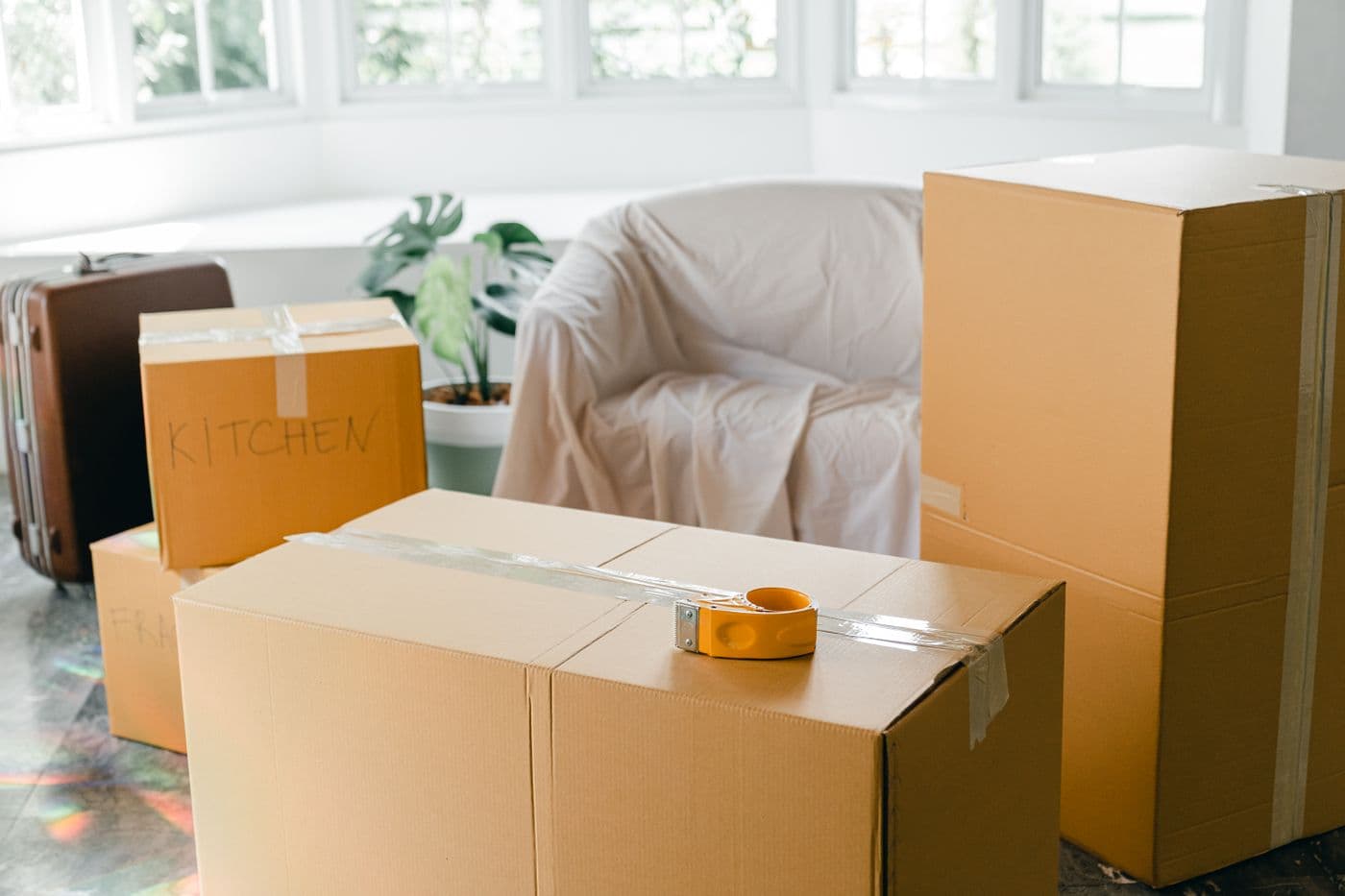 Packing boxes — illustrative stock